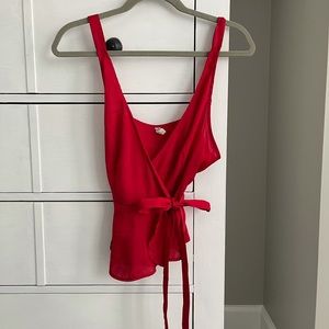 Free People wrap top